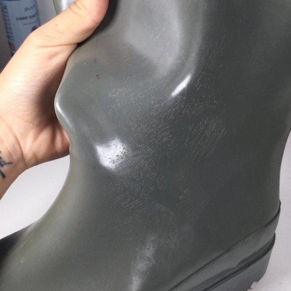 Sugar Women's Rain Boots Grey/Green Size 9 - Picture 7 of 12